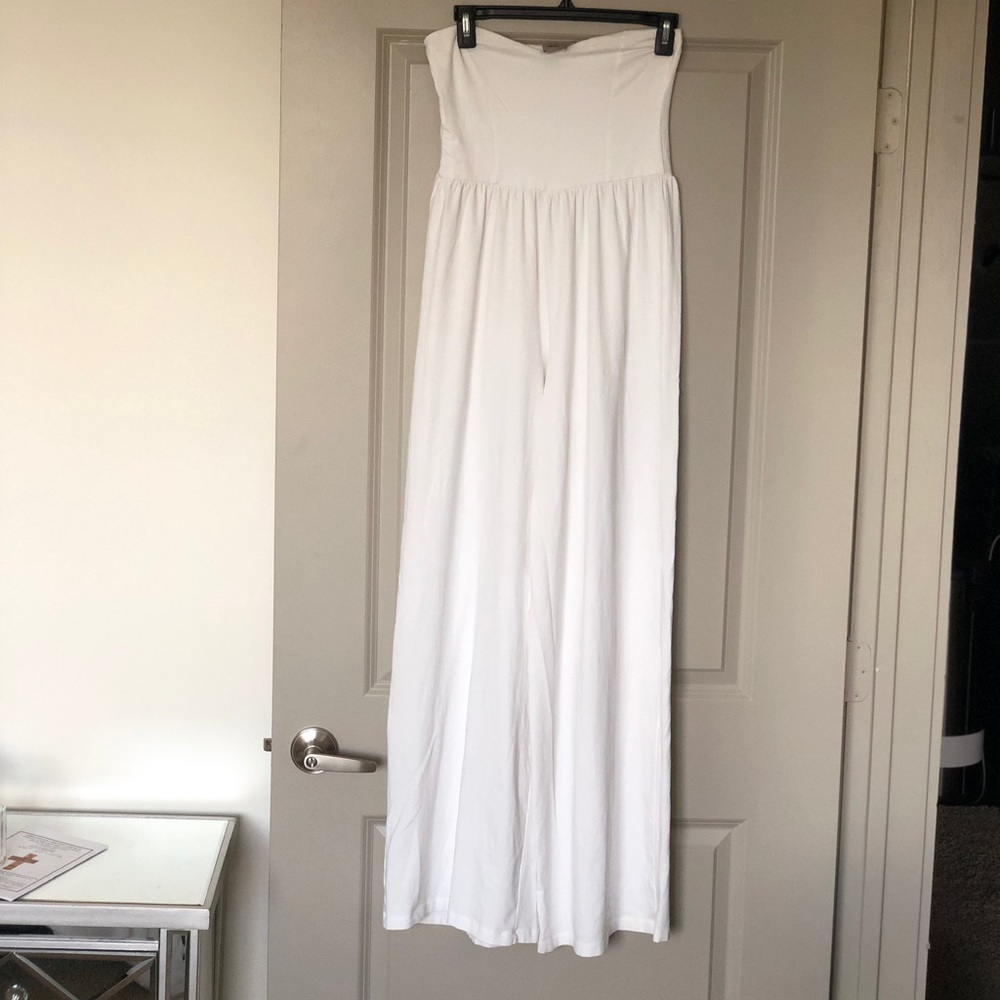 ASOS cotton white jumpsuit